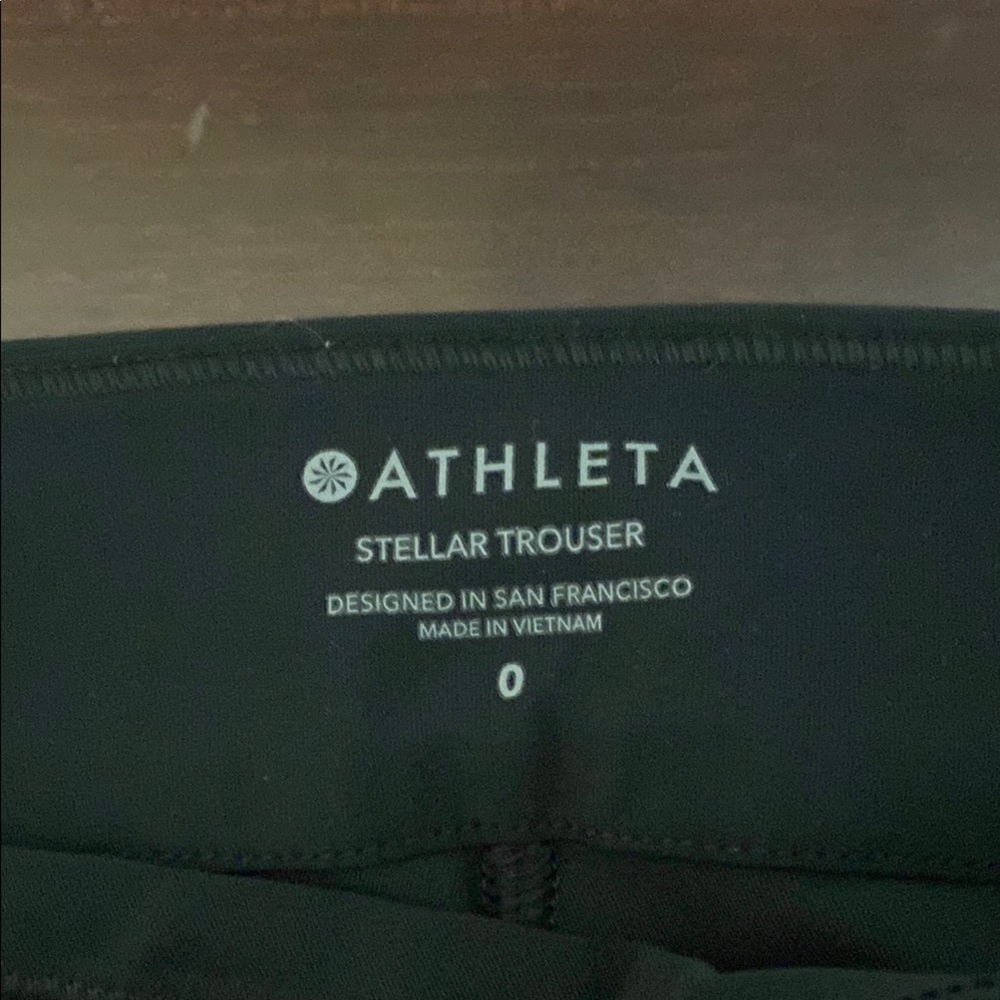 Athleta Black Stellar Trousers